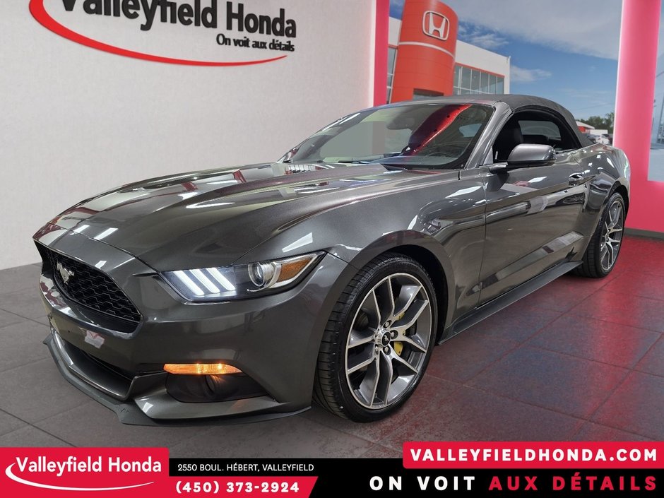 2015 Ford Mustang EcoBoost Premium 310 HP DECAPOTABLE CUIR MAGS-9