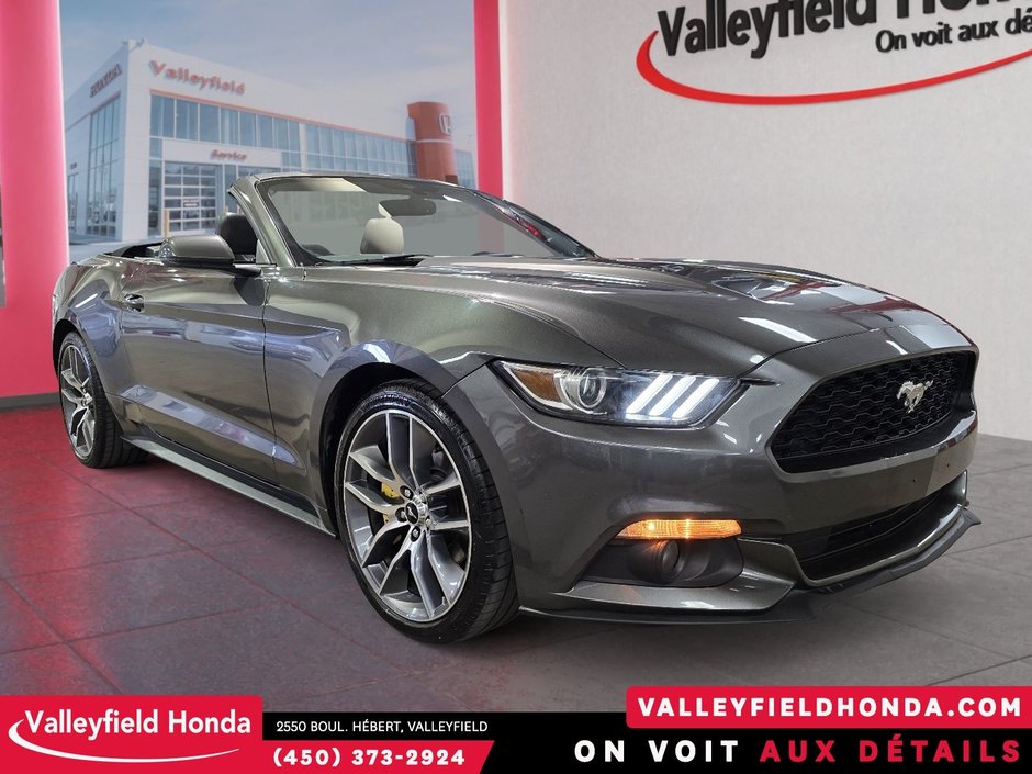 2015 Ford Mustang EcoBoost Premium 310 HP DECAPOTABLE CUIR MAGS-2