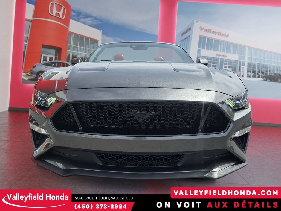 Ford Mustang GT Premium décapotable 5.0 V8 460HP Cuir rouge 2020-2