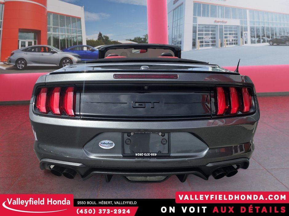 Ford Mustang GT Premium décapotable 5.0 V8 460HP Cuir rouge 2020-9