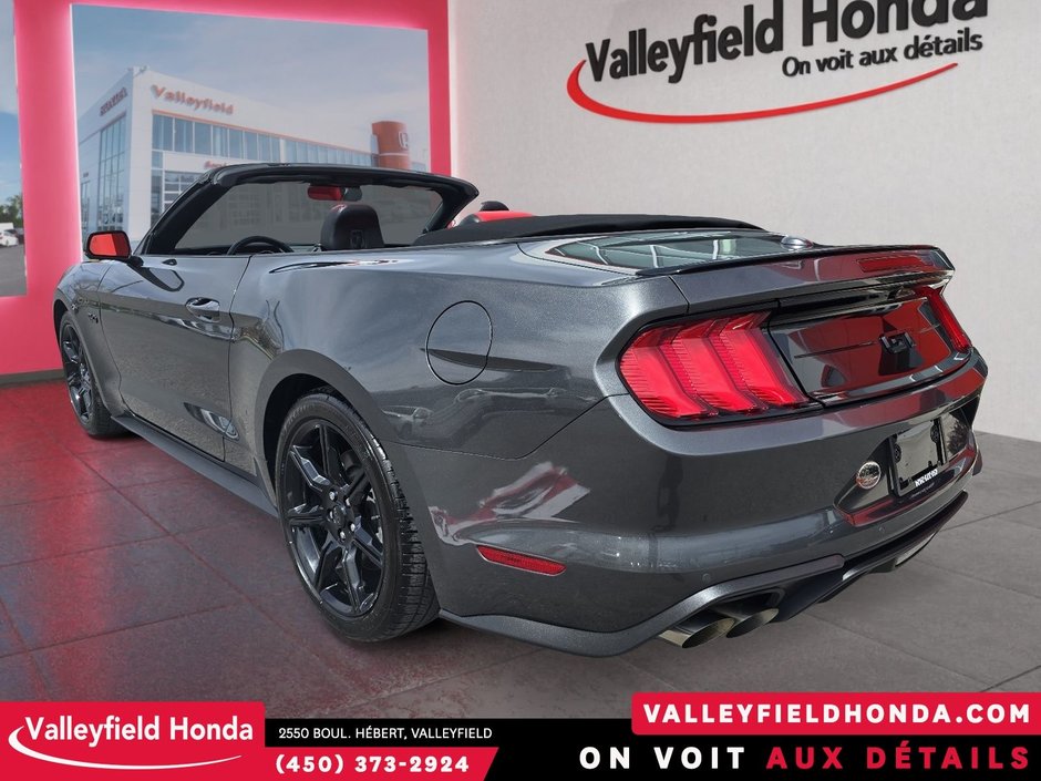 Ford Mustang GT Premium décapotable 5.0 V8 460HP Cuir rouge 2020-10