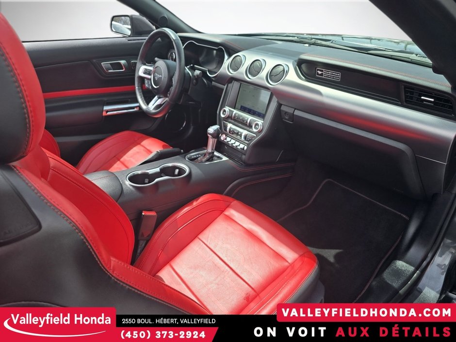 Ford Mustang GT Premium décapotable 5.0 V8 460HP Cuir rouge 2020-7