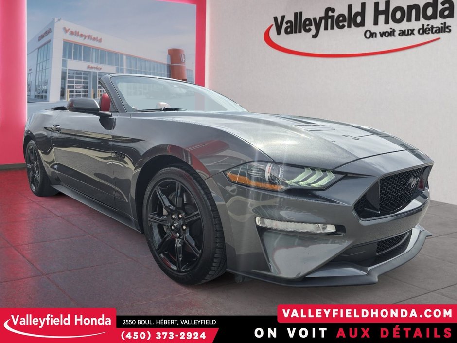 Ford Mustang GT Premium décapotable 5.0 V8 460HP Cuir rouge 2020-4