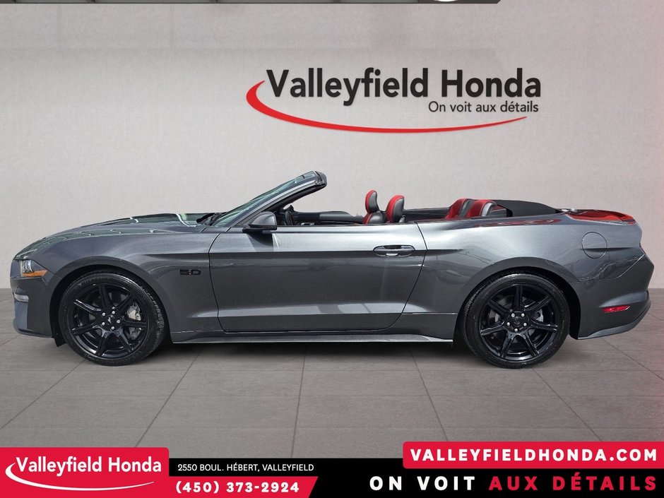 Ford Mustang GT Premium décapotable 5.0 V8 460HP Cuir rouge 2020-11