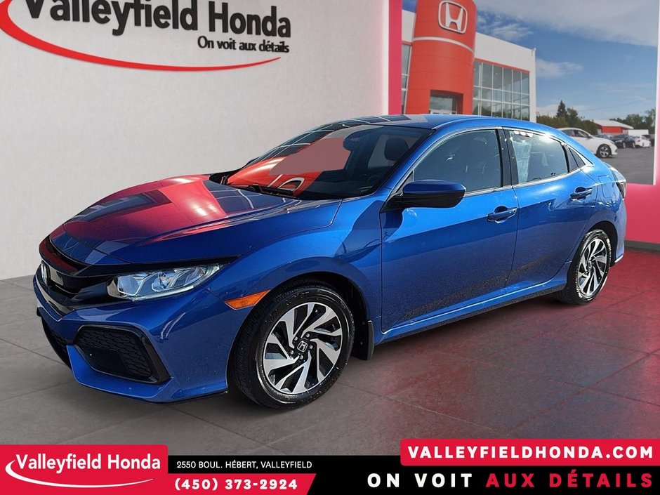 Honda Civic Hatchback LX CARPLAY SGS CHAUFFANTS MAGS CRUISE 6VITESSES M 2019-0