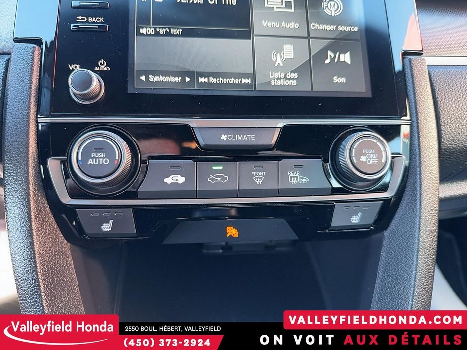 Honda Civic Hatchback LX CARPLAY SGS CHAUFFANTS MAGS CRUISE 6VITESSES M 2019-18