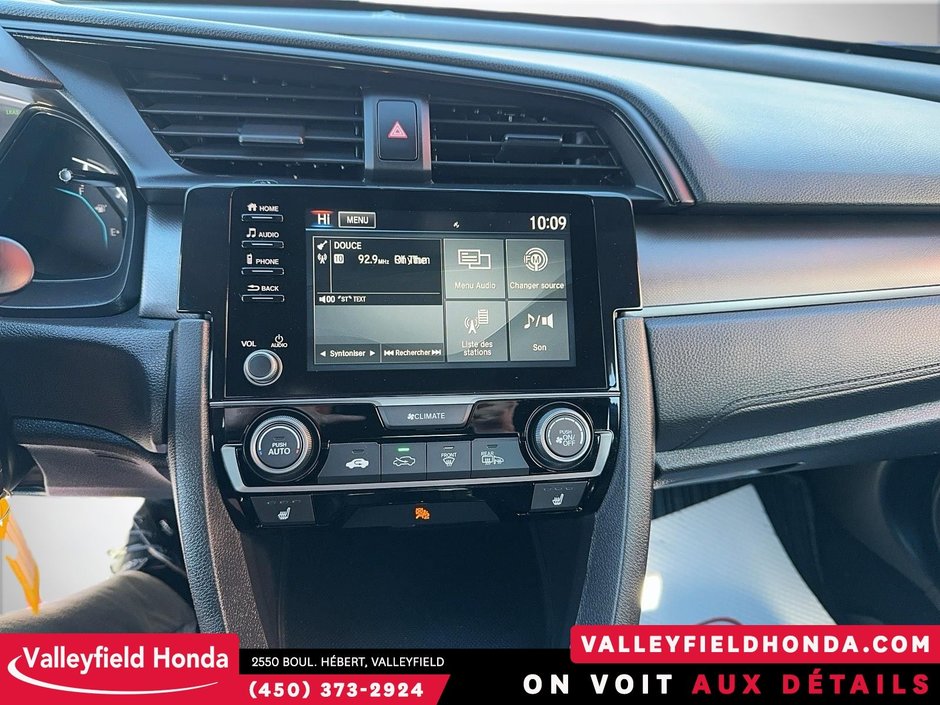 Honda Civic Hatchback LX CARPLAY SGS CHAUFFANTS MAGS CRUISE 6VITESSES M 2019-20