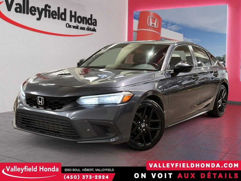 Honda Civic Hatchback Sport CERTIFIÉ GARANTIE 7 ANS 160000KM PROPULSEUR 2022-0