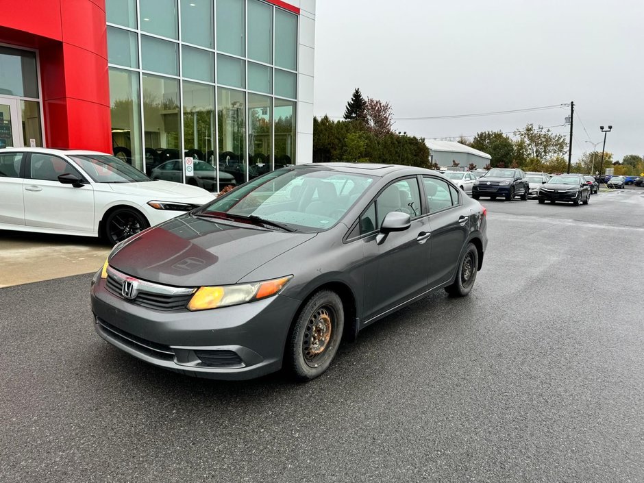 2012 Honda Civic Sdn EX - AUTO/TOIT 1 SEUL PROPRIO-0