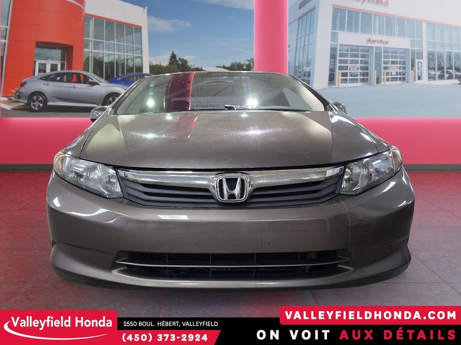 2012 Honda Civic Sdn LX TRÈS PROPRE !-1