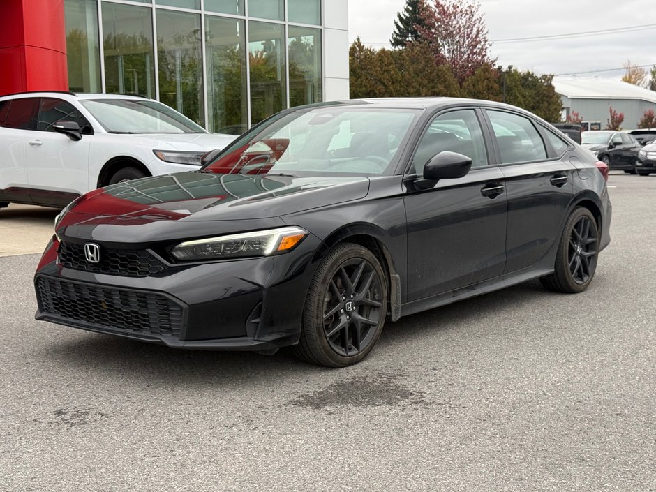 2025 Honda Civic Sedan Hybrid Sport CERTIFIÉ GARANTIE 7 ANS 160000KM PROPULSEUR-0