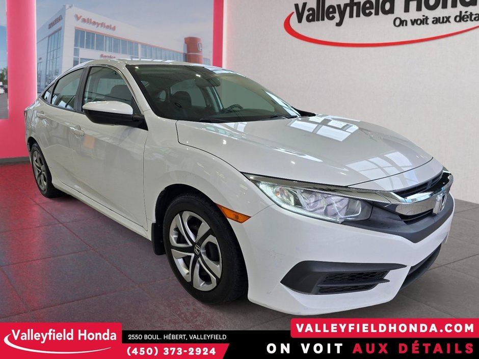 Honda Civic Sedan LX - 1 SEUL PROPRIETAIRE 2017-2