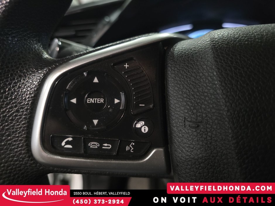 Honda Civic Sedan LX MANUEL CARPLAY ANDROID AUTO SGS CHAUFFANTS 2017-16