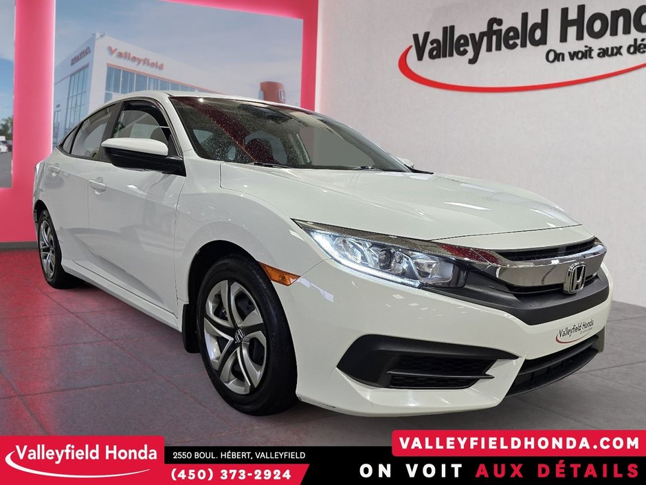 Honda Civic Sedan LX MANUEL CARPLAY ANDROID AUTO SGS CHAUFFANTS 2017-2