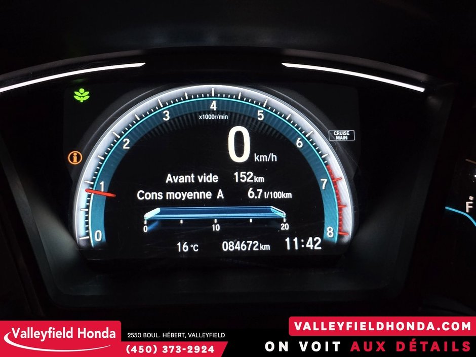 Honda Civic Sedan LX MANUEL CARPLAY ANDROID AUTO SGS CHAUFFANTS 2017-21