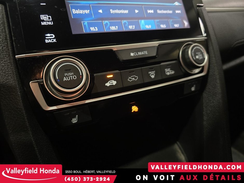 Honda Civic Sedan LX MANUEL CARPLAY ANDROID AUTO SGS CHAUFFANTS 2017-19