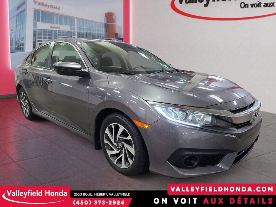 2018 Honda Civic Sedan SE DEMARREUR SIÈGES CHAUFFANTS MAGS CARPLAY CAMERA-2