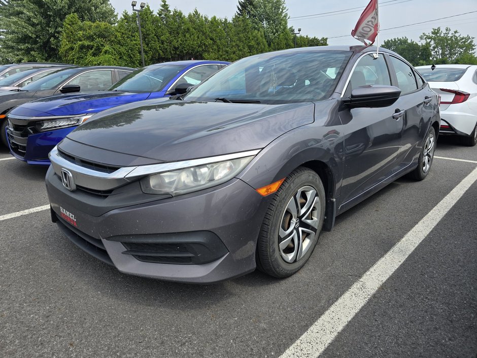 Honda Civic Sedan LX CARPLAY ANDROID AUTO SGS CHAUFFANTS 2018-0