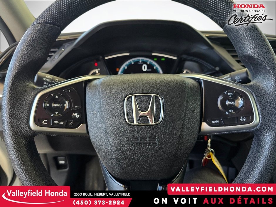 Honda Civic Sedan LX SIÈGES CHAUFFANTS MAGS CAMERA CARPLAY ANDROID 2019-14