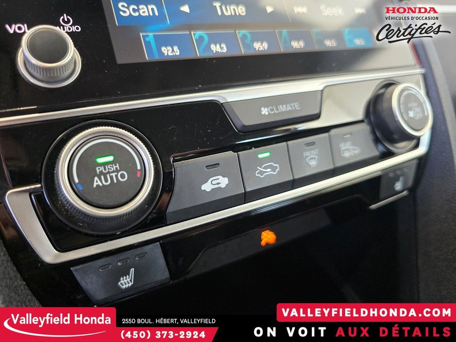 Honda Civic Sedan LX SIÈGES CHAUFFANTS MAGS CAMERA CARPLAY ANDROID 2019-18