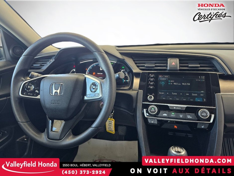 Honda Civic Sedan LX SIÈGES CHAUFFANTS MAGS CAMERA CARPLAY ANDROID 2019-12