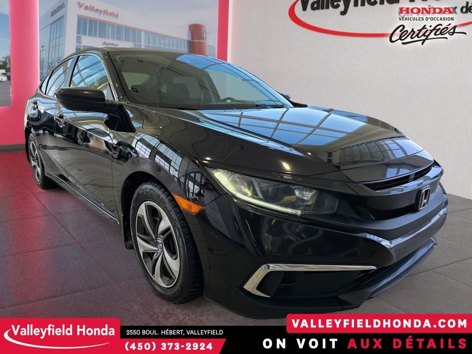 Honda Civic Sedan LX - MANUELLE CARPLAY ANDROID AUTO SGS CHAUFFANTS 2019-2