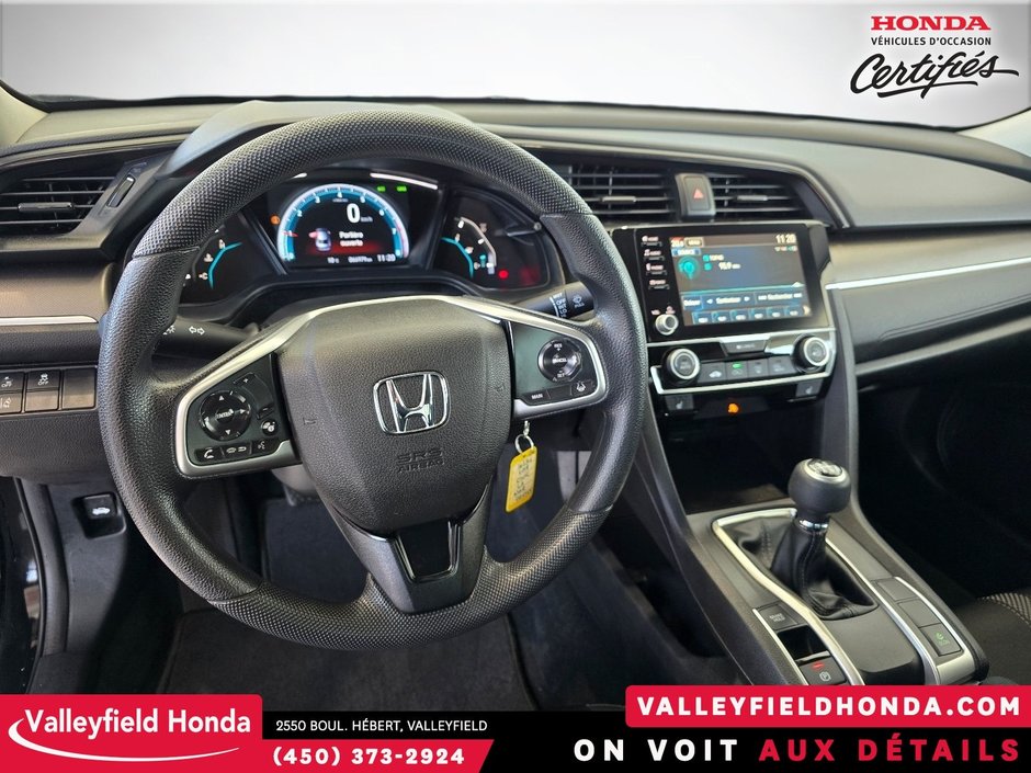 Honda Civic Sedan LX - MANUELLE CARPLAY ANDROID AUTO SGS CHAUFFANTS 2019-14