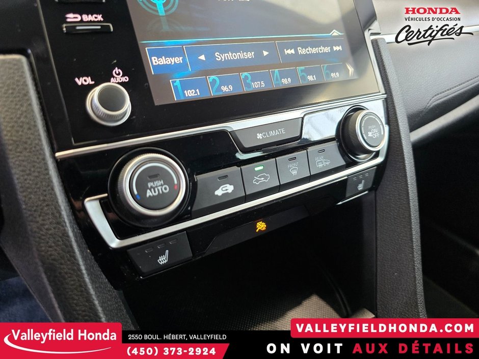 Honda Civic Sedan LX - MANUELLE CARPLAY ANDROID AUTO SGS CHAUFFANTS 2019-20