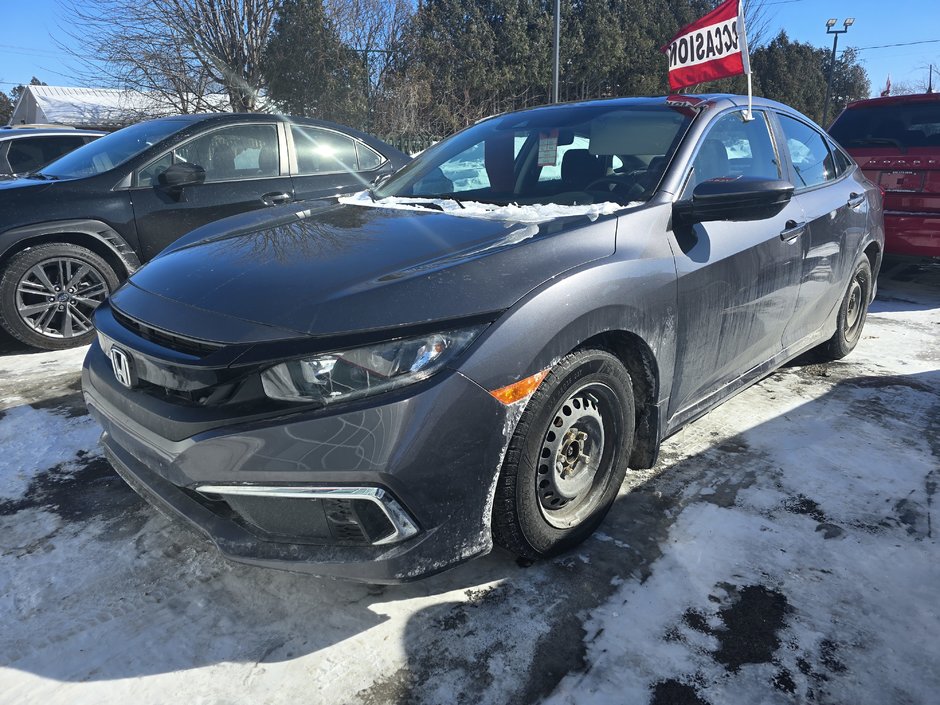 Honda Civic Sedan LX BAS KM 1 PROPRIO SIÈGES CHAUFFANTS CARPLAY 2019-0