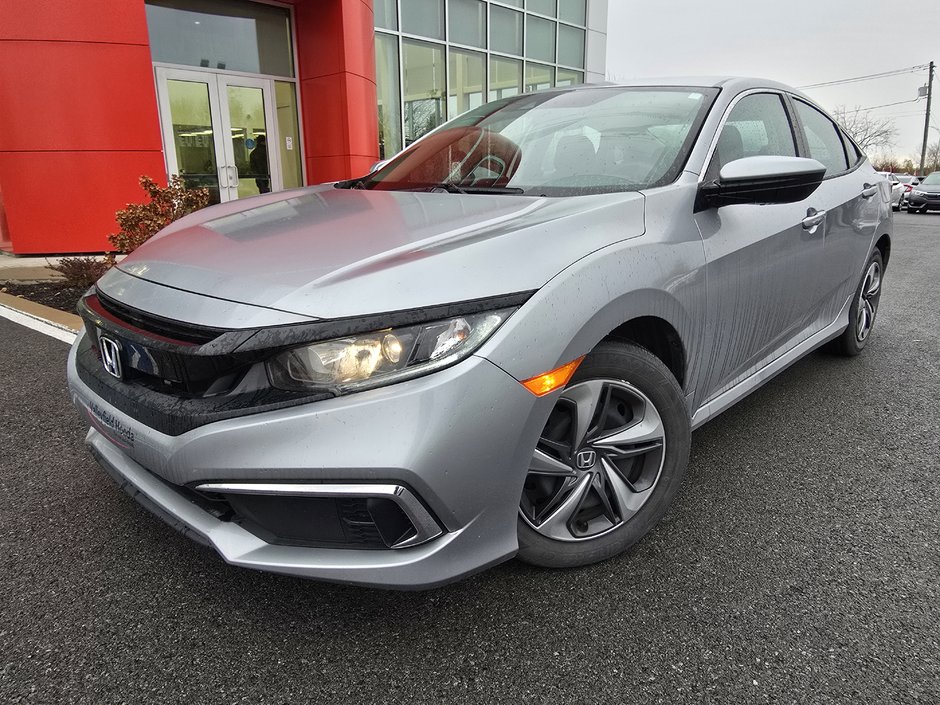 Honda Civic Sedan LX BAS KM CARPLAY ANDROID AUTO SIÈGES CHAUFFANTS 2020-0