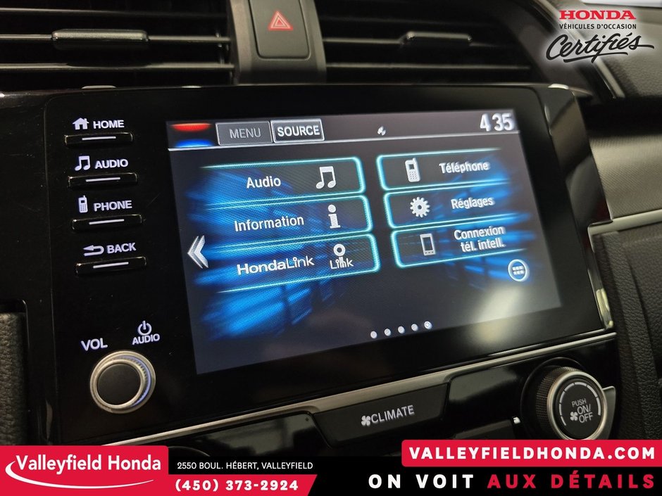 Honda Civic Sedan LX SIEGES CHAUFFANTS 2020-25