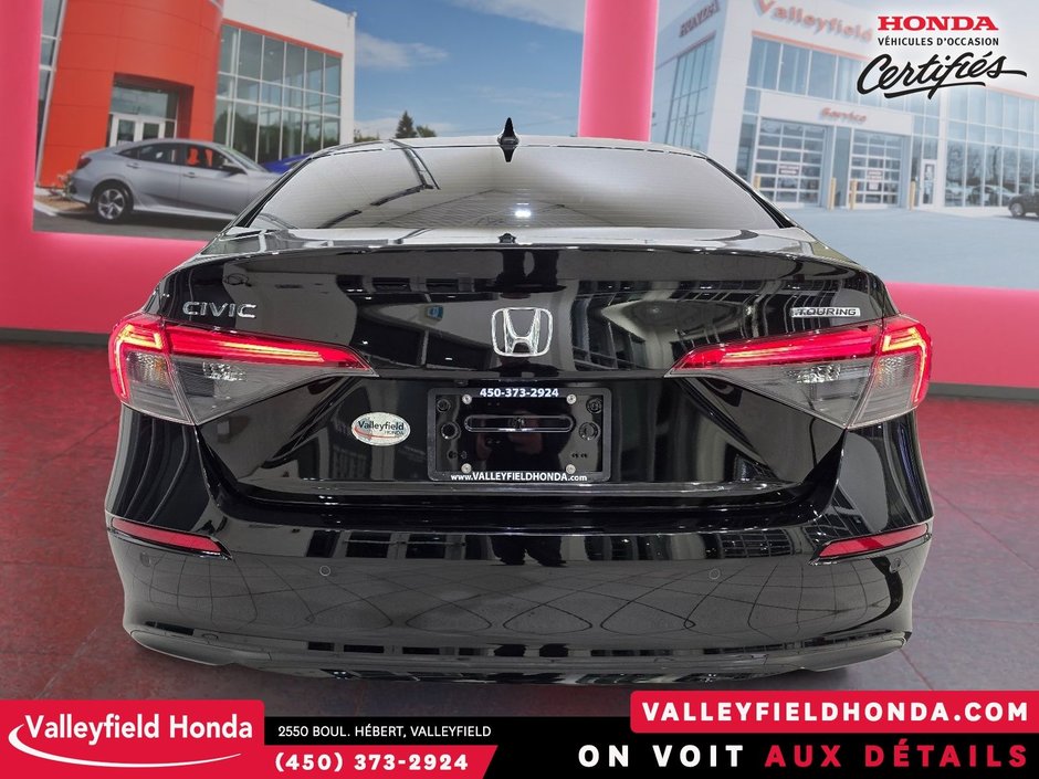 Honda Civic Sedan Touring CHARGE SANS FIL VOLANT CHAUFFANT TOIT OUV. 2022-6