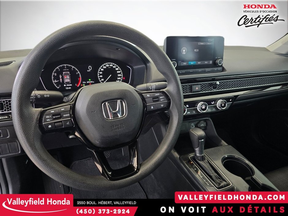 2022 Honda Civic Sedan LX DEMARREUR SGS CHAUFFANTS CARPLAY-13