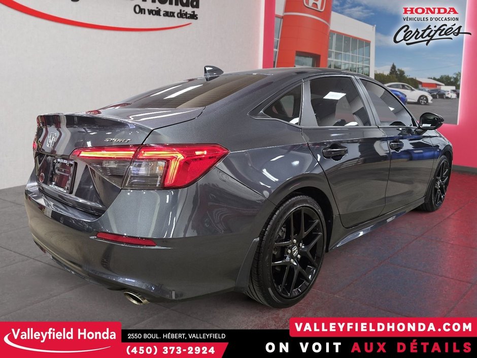2024 Honda Civic Sedan Sport CERTIFIÉ GARANTIE 7 ANS 160000KM PROPULSEUR-4