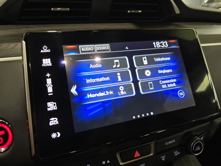 Honda Clarity Plug-In Hybrid Touring 73KM ELECTRIQUE CUIR CARPLAY ANDROID AUTO 2018-15