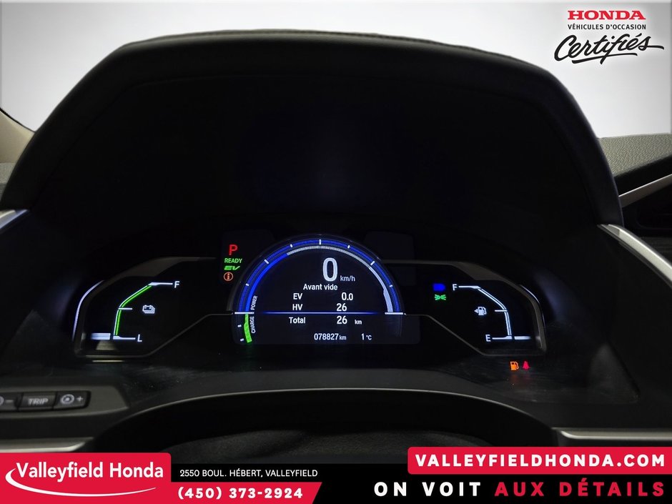 Honda Clarity Plug-In Hybrid 73 KM D'AUTONOMIE ELECTRIQUE CARPLAY MAGS 2020-25