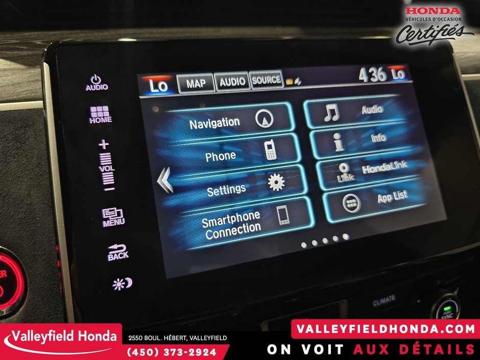 Honda Clarity Plug-In Hybrid Touring 76KM ELECTRIQUE CUIR CARPLAY ANDROID AUTO 2021-28