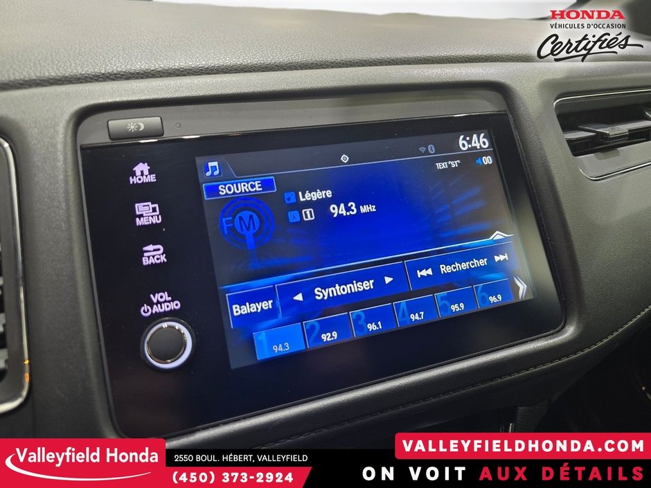 Honda HR-V Sport TOIT OUVRANT MAGS CARPLAY SIÈGES CHAUFFANTS 2021-29