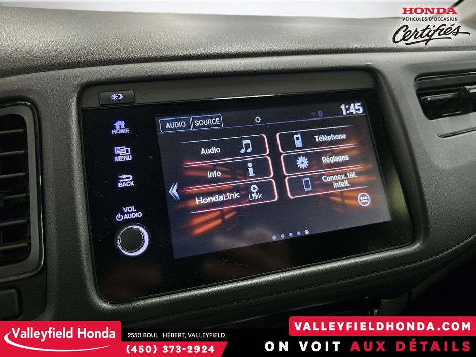 Honda HR-V LX CARPLAY ANDROID AUTO SGS CHAUFFANTS MAGS 2021-26