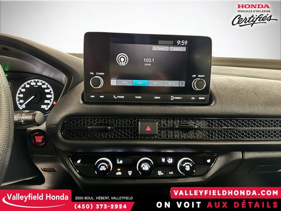 Honda HR-V LX-B CRUISE CERTIFIÉ HONDA 2024-25