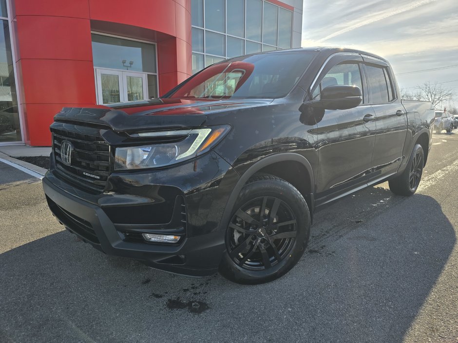 2022 Honda Ridgeline Black Edition CUIR VENTILÉ/ CHAUFFANT NAVIGATION +-0