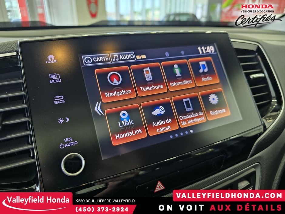 Honda Ridgeline Touring SIÈGES VENTILÉS CARPLAY CUIR MAGS 2022-34