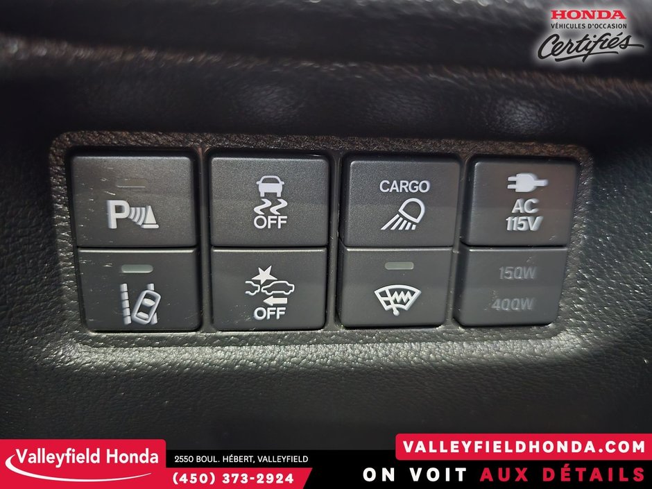 Honda Ridgeline Touring SIÈGES VENTILÉS CARPLAY CUIR MAGS 2022-37
