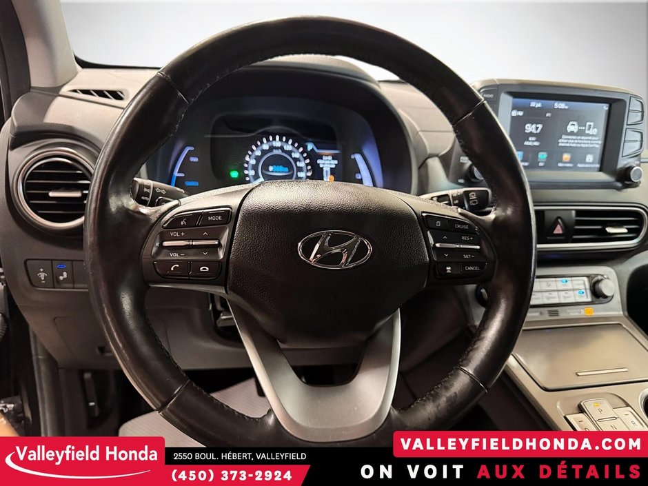 Hyundai KONA ELECTRIC Preferred 415KM AUTONOMIE SGS VOLANT CHAUFFANTS 2020-15