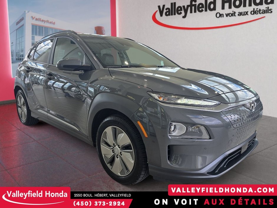 Hyundai KONA ELECTRIC Ultimate 415KM AUTONOMIE CUIR HUD VOLANT CHAUFFANT 2021-2
