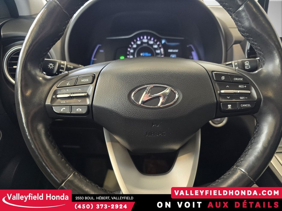Hyundai KONA ELECTRIC Ultimate 415KM AUTONOMIE CUIR HUD VOLANT CHAUFFANT 2021-15