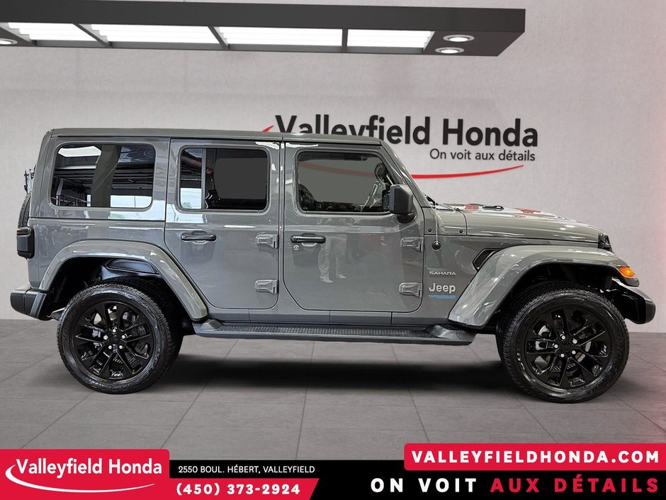 2021 Jeep Wrangler 4xe Unlimited Sahara PHEV 50 KM AUTONOMIE - 2 TOITS-3