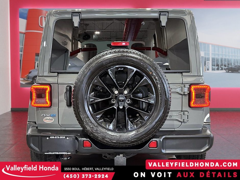 2021 Jeep Wrangler 4xe Unlimited Sahara PHEV 50 KM AUTONOMIE - 2 TOITS-6