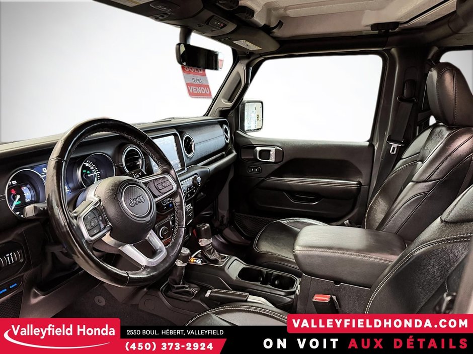 2021 Jeep Wrangler 4xe Unlimited Sahara PHEV 50 KM AUTONOMIE - 2 TOITS-11