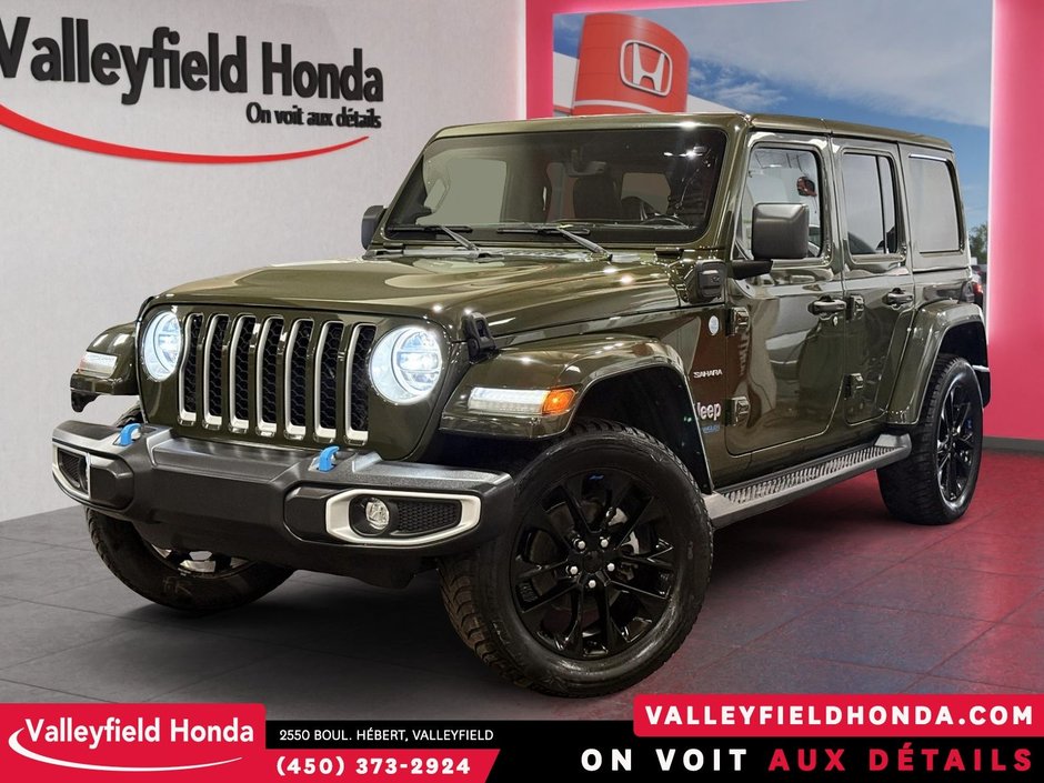 2022 Jeep Wrangler 4xe Unlimited Sahara 4XE HYBRIDE RECHARGEABLE-0